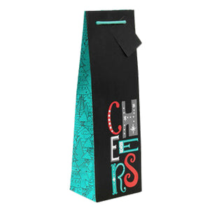 Cheers Christmas 1 Bottle Gift Bag 