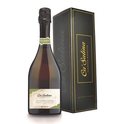 Ca'Salina Valdobbiadene Prosecco Superiore DOCG Brut Magnum 1.5l Gift Boxed